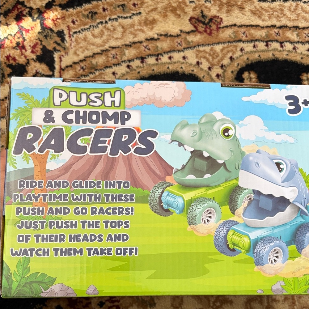 Push & Chomp Racers Dinosaur Toy Set - Picture 4 of 4